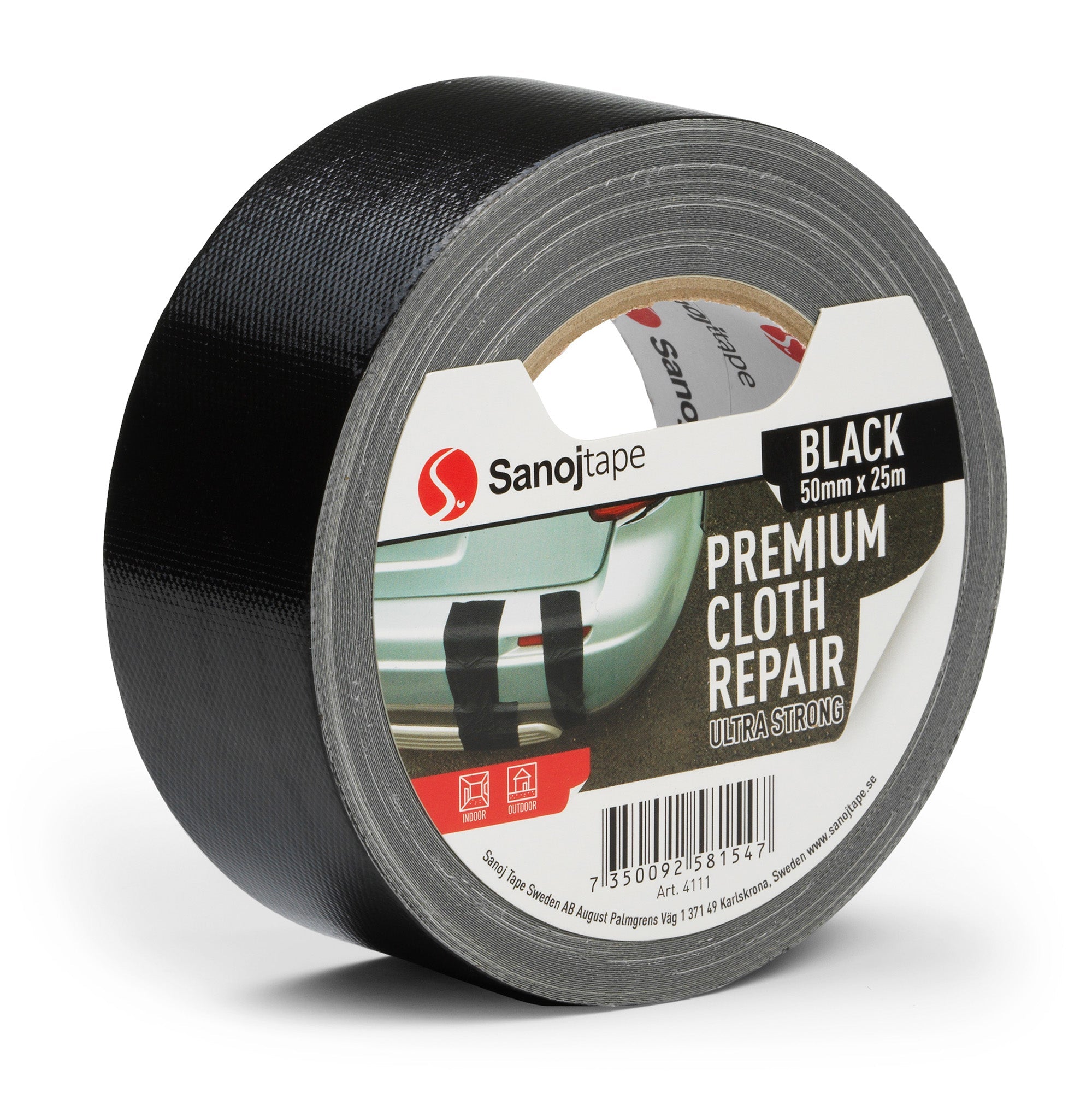 Silvertejp Extra Stark Premium Vävtejp 50mm - Sanojtape SE