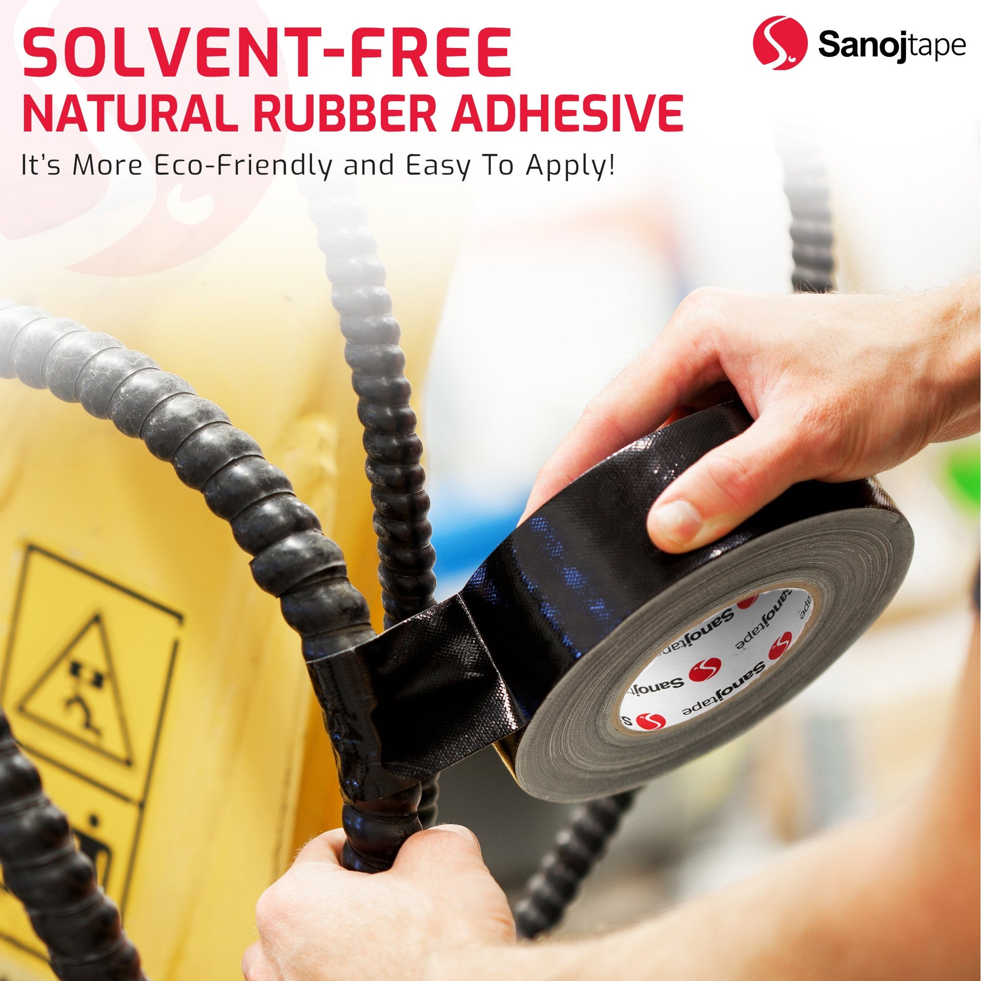 Silvertejp Extra Stark Premium Vävtejp 50mm - Sanojtape SE