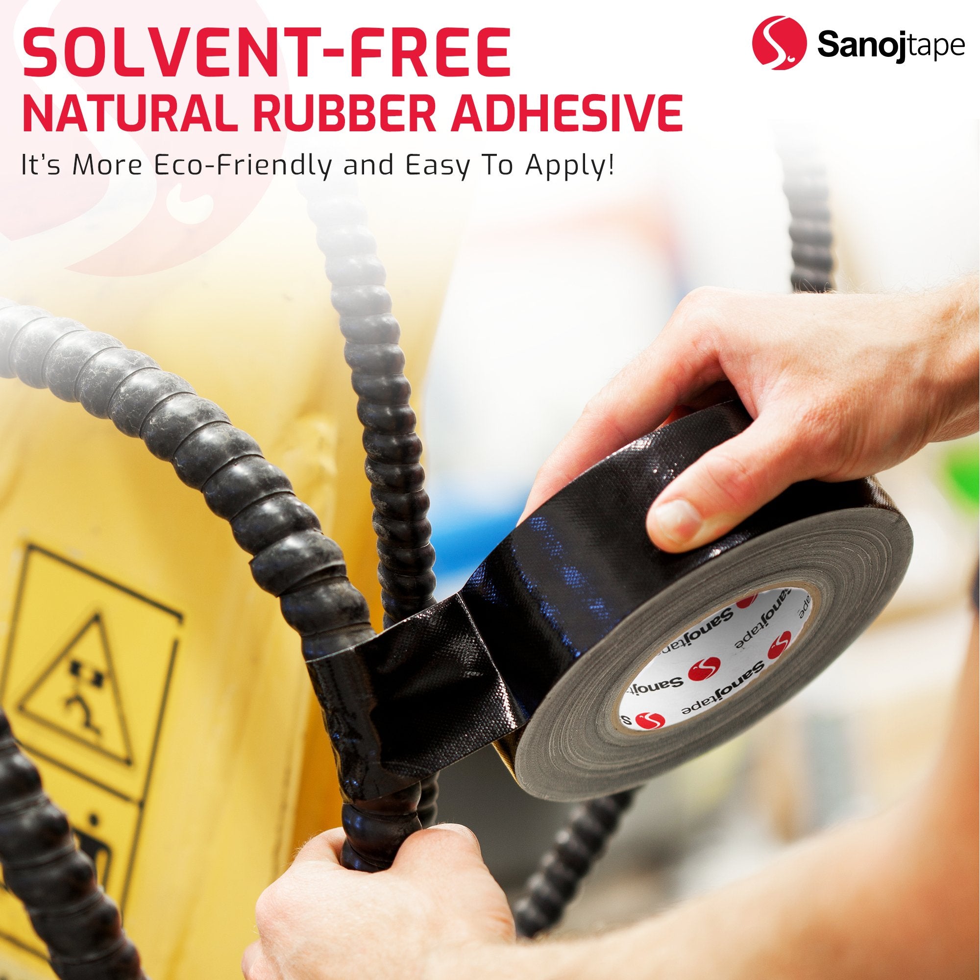 Silvertejp Extra Stark Premium Vävtejp 50mm - Sanojtape SE