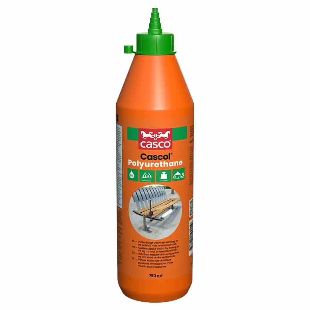 Vattenfast Trälim Casco Cascol Polyurethane - Sanojtape SE