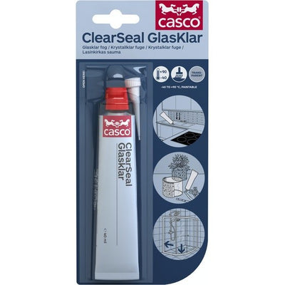 Casco ClearSeal Glasklar Lim-, Fog-, & Tätmassa - Sanojtape SE
