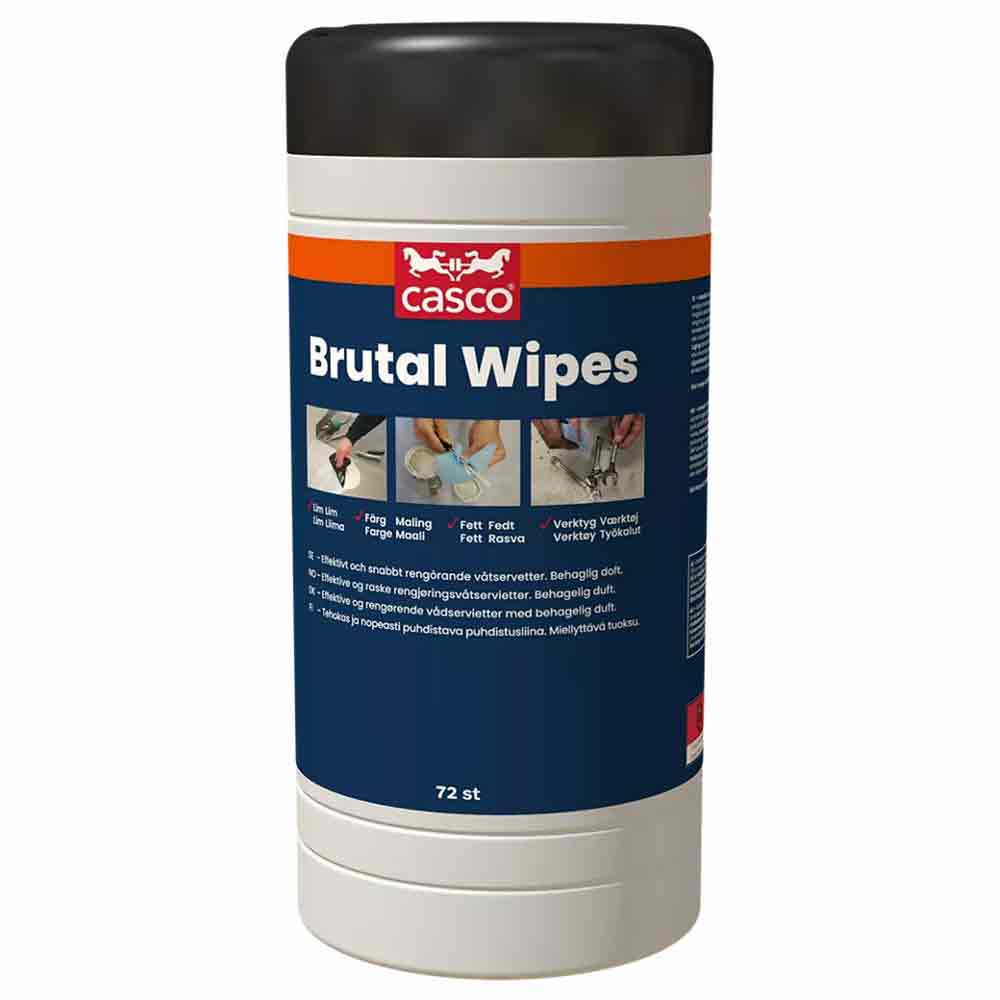 Casco Rengöringsservetter Brutal Wipes 40st - Sanojtape SE