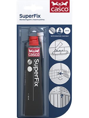 Casco SuperFix Vit Monteringslim 40ml - Sanojtape SE