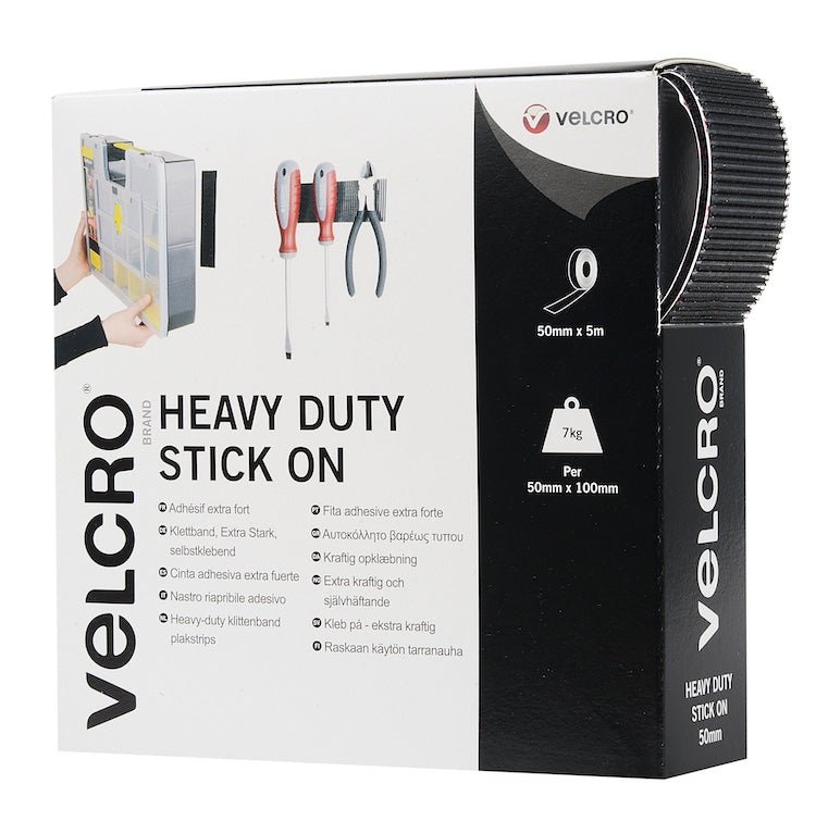 Starkt Kardborreband Heavy-Duty Velcro® 50mm x 5m - Sanojtape SE