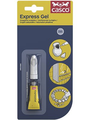 Superlim Gel Droppfritt Casco Express 3g Droppfritt - Sanojtape SE