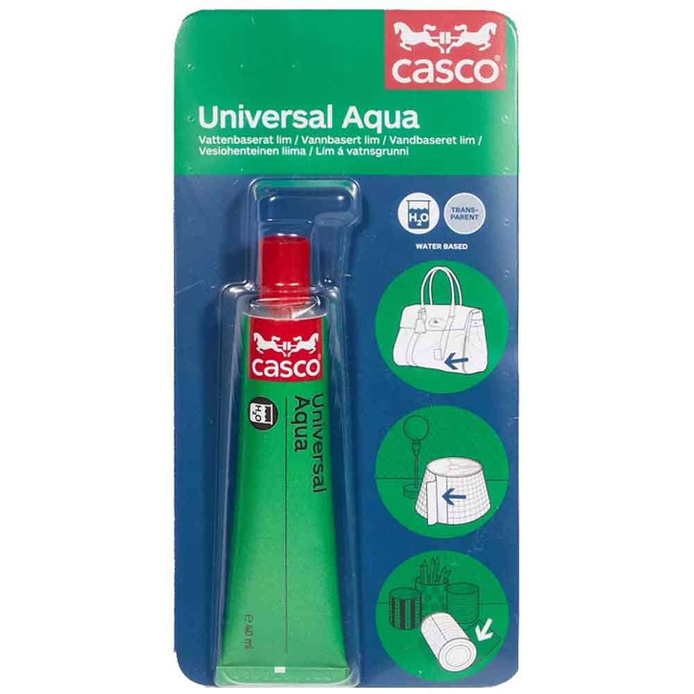 Vattenbaserat lim Casco Universal Aqua 40ml - Sanojtape SE